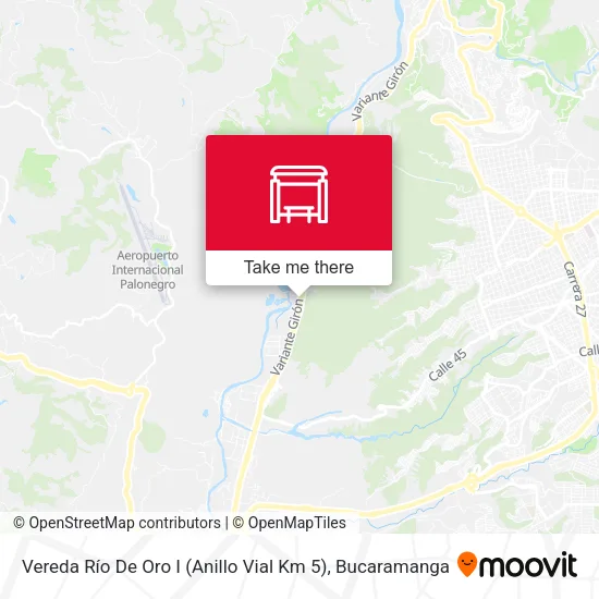 Vereda Río De Oro I (Anillo Vial Km 5) map