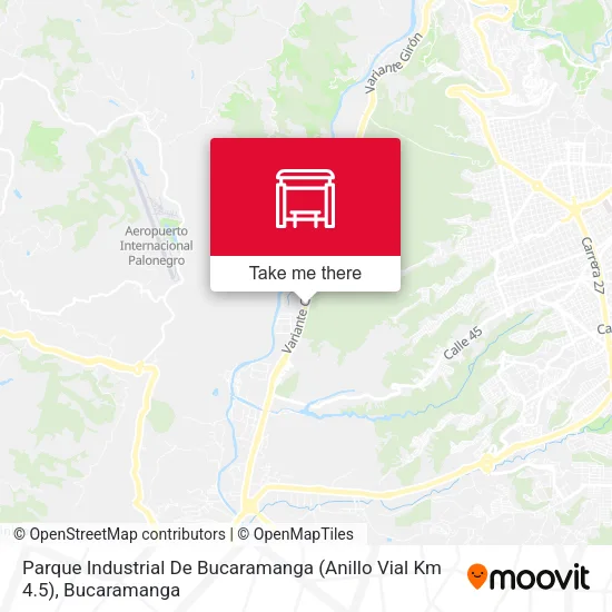 Parque Industrial De Bucaramanga (Anillo Vial Km 4.5) map