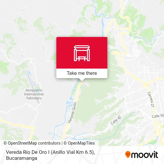 Vereda Río De Oro I (Anillo Vial Km 6.5) map