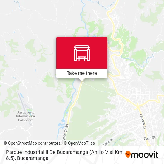 Parque Industrial II De Bucaramanga (Anillo Vial Km 8.5) map