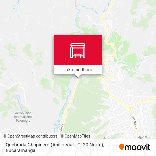 Quebrada Chapinero (Anillo Vial - Cl 20 Norte) map