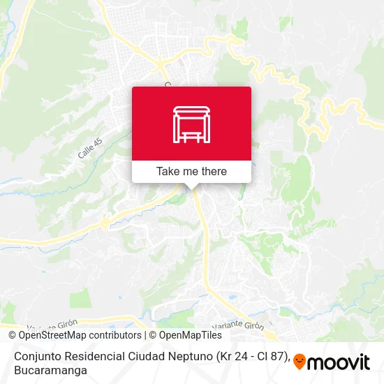 Conjunto Residencial Ciudad Neptuno (Kr 24 - Cl 87) map