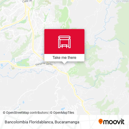 Bancolombia Floridablanca map