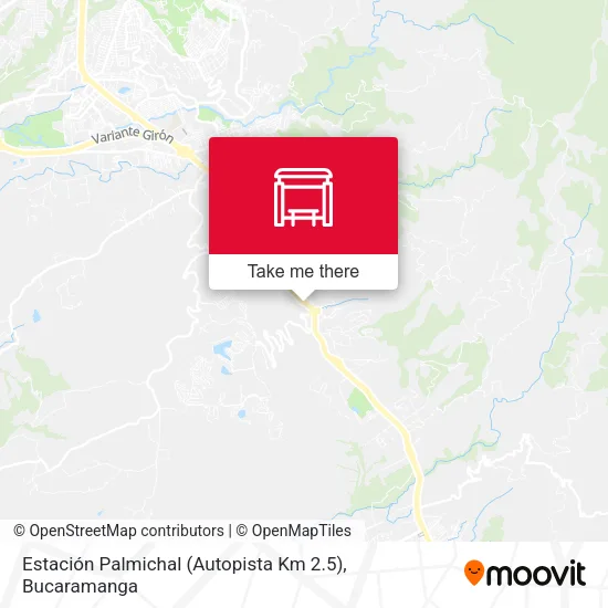 Estación Palmichal (Autopista Km 2.5) map