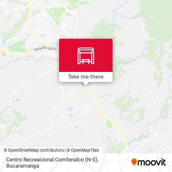 Centro Recreacional Comfenalco (N-S) map