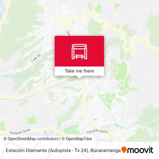 Mapa de Estación Diamante (Autopista - Tv 24)
