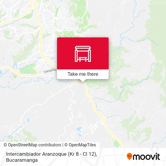 Intercambiador Aranzoque (Kr 8 - Cl 12) map