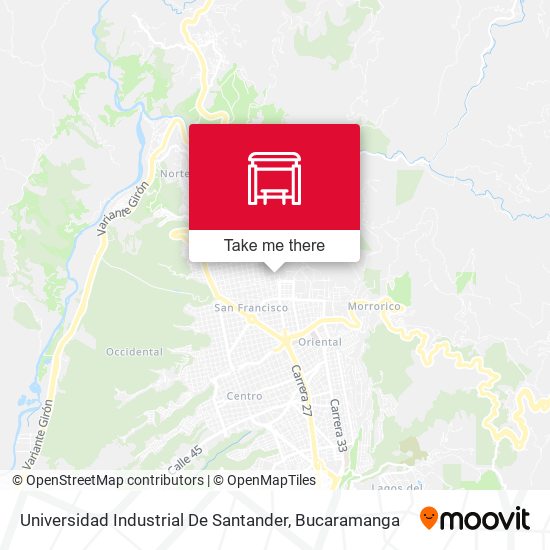 Universidad Industrial De Santander map