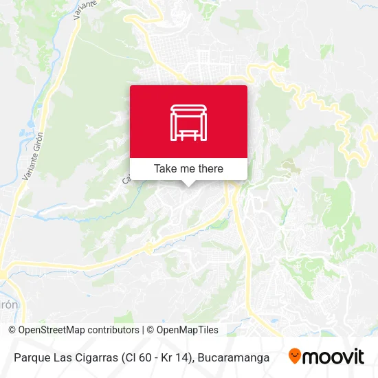 Mapa de Parque Las Cigarras (Cl 60 - Kr 14)