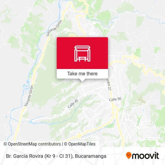 Br. García Rovira (Kr 9 - Cl 31) map