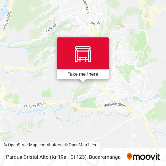 Mapa de Parque Cristal Alto (Kr 19a - Cl 123)
