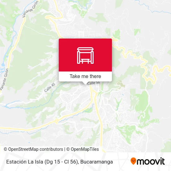 Mapa de Estación La Isla (Dg 15 - Cl 56)