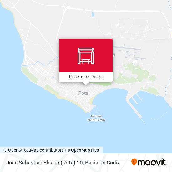 mapa Juan Sebastián Elcano (Rota) 10