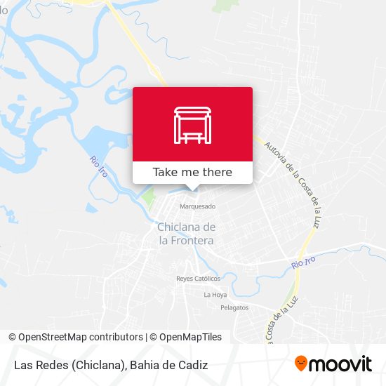 Las Redes (Chiclana) map