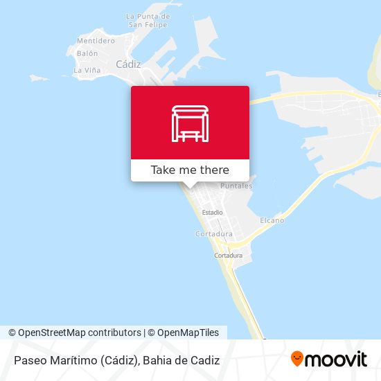 Paseo Marítimo (Cádiz) map