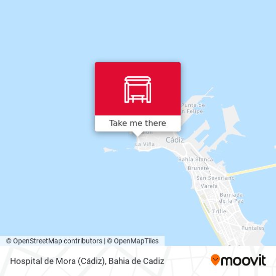 mapa Hospital de Mora (Cádiz)