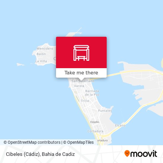 Cibeles (Cádiz) map