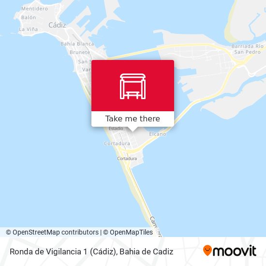 Ronda de Vigilancia 1 (Cádiz) map