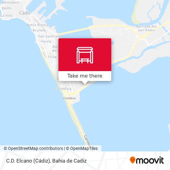 C.D. Elcano (Cádiz) map