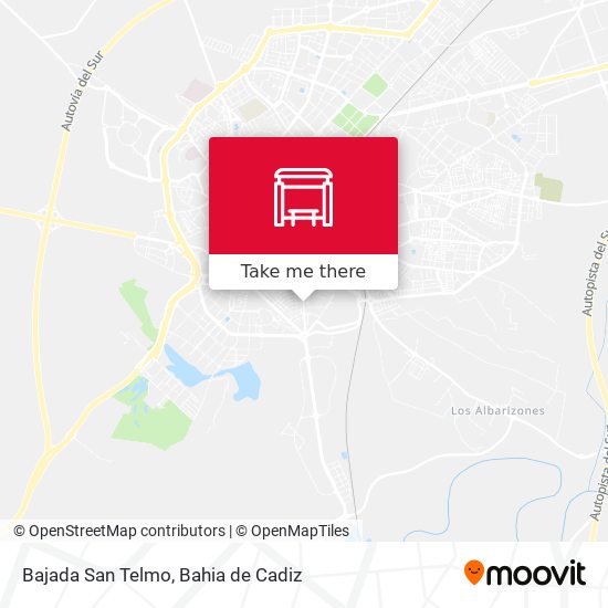 Bajada San Telmo map