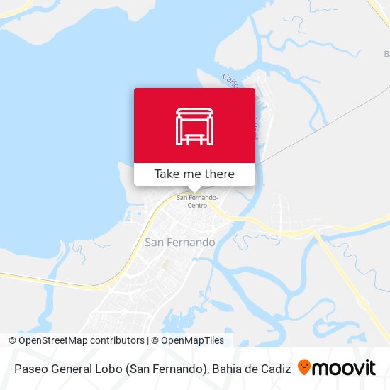 Paseo General Lobo (San Fernando) map