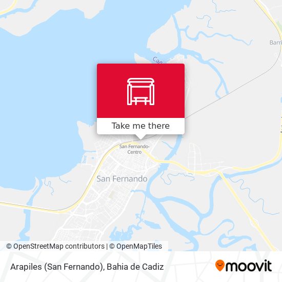 Arapiles (San Fernando) map