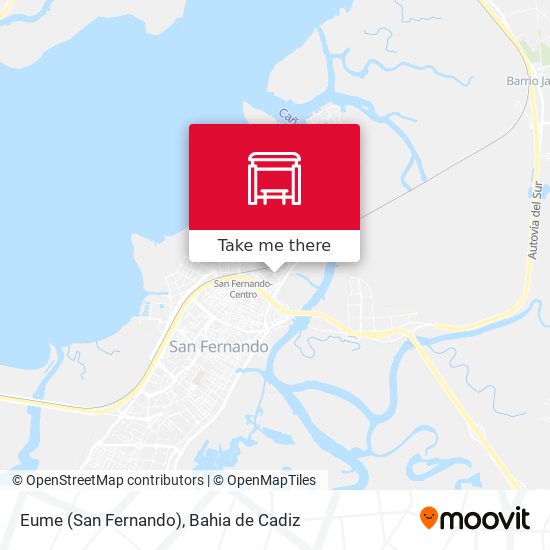 Eume (San Fernando) map