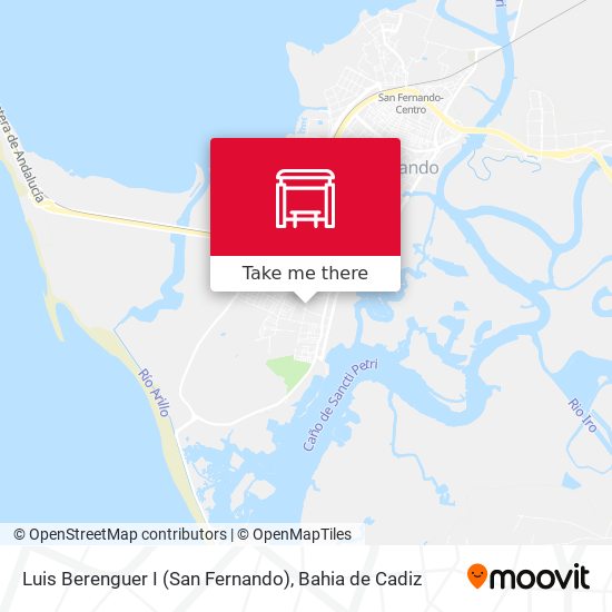 Luis Berenguer I (San Fernando) map