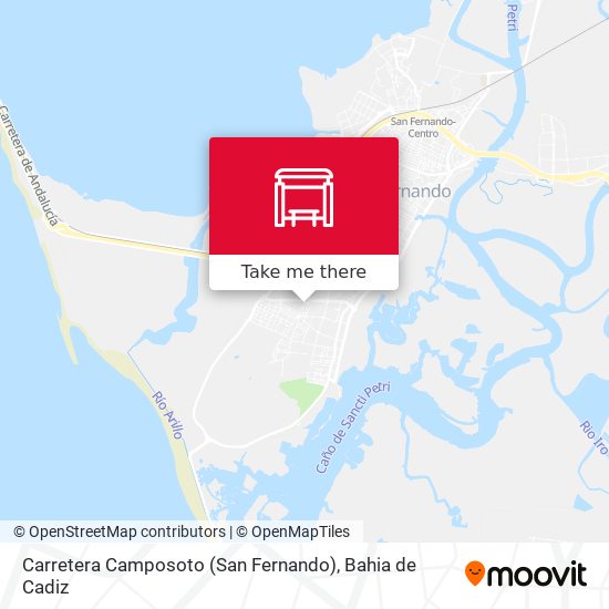 Carretera Camposoto (San Fernando) map