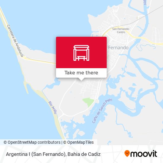 Argentina I (San Fernando) map