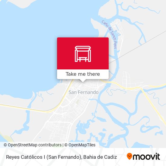 Reyes Católicos I (San Fernando) map