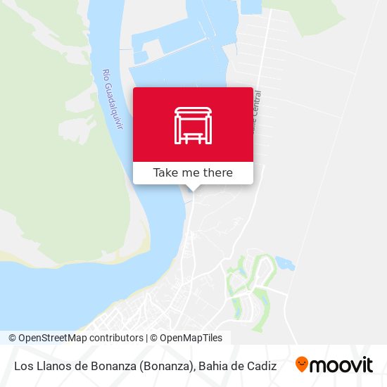 Los Llanos de Bonanza map