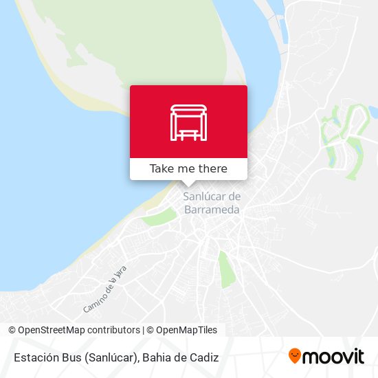 mapa Estación Bus (Sanlúcar)