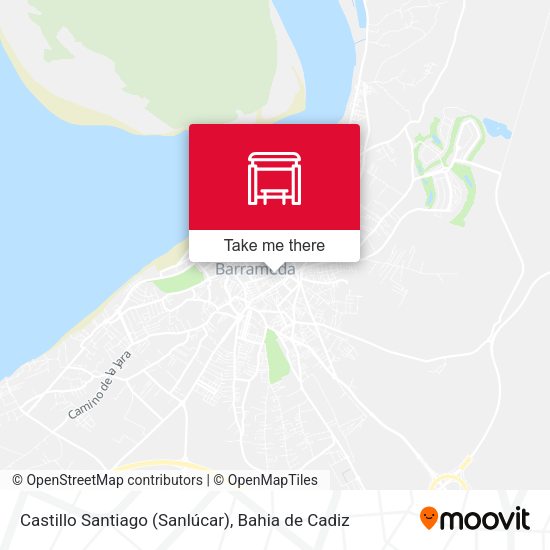 Castillo Santiago (Sanlúcar) map