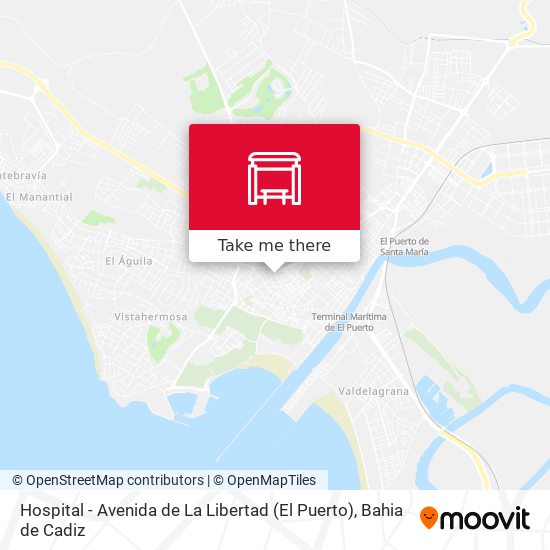 Hospital - Avenida de La Libertad (El Puerto) map