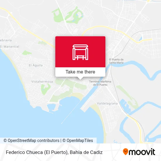 Federico Chueca (El Puerto) map