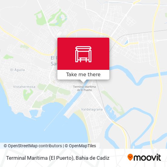 Terminal Marítima (El Puerto) map