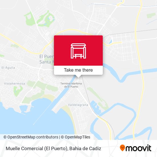 mapa Muelle Comercial (El Puerto)