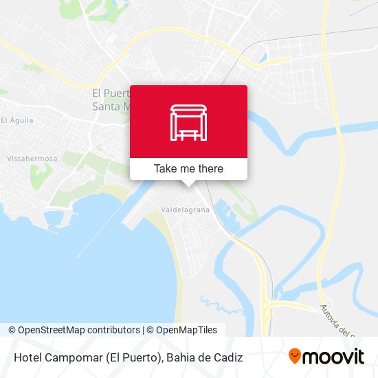 Hotel Campomar (El Puerto) map