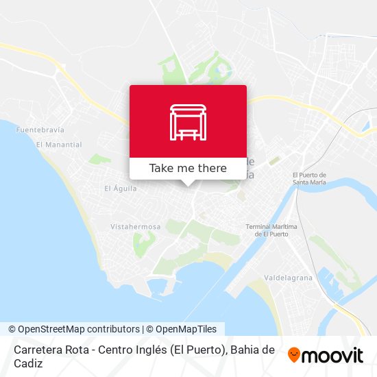 Carretera Rota - Centro Inglés (El Puerto) map