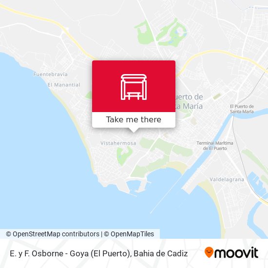 E. y F. Osborne - Goya (El Puerto) map