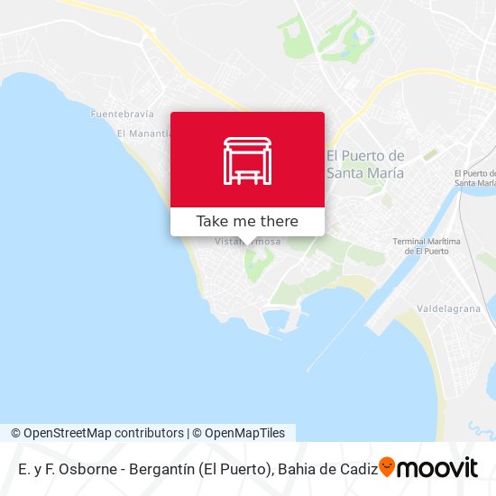 E. y F. Osborne - Bergantín (El Puerto) map