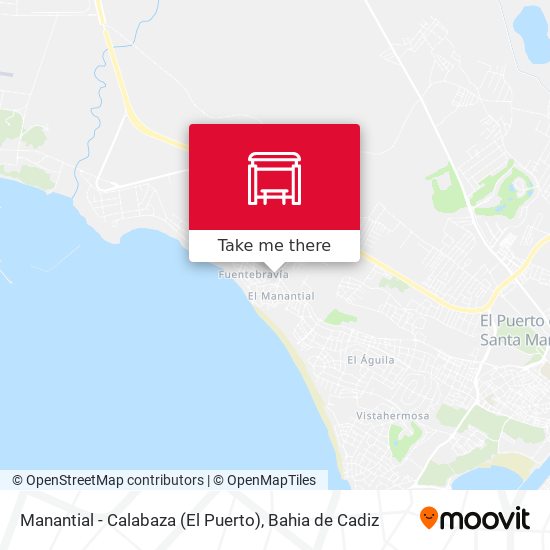 Manantial - Calabaza (El Puerto) map