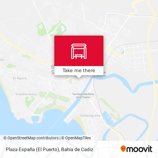 Plaza España (El Puerto) map