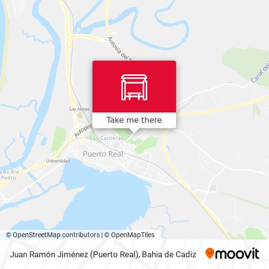 Juan Ramón Jiménez (Puerto Real) map