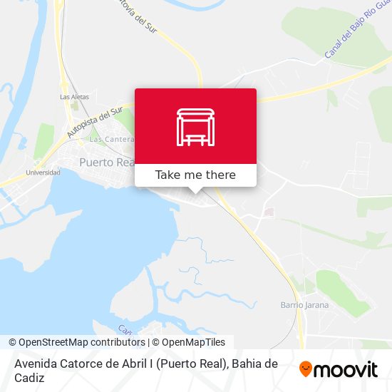 Avenida Catorce de Abril I (Puerto Real) map