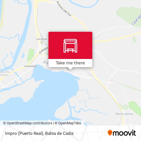 Impro (Puerto Real) map