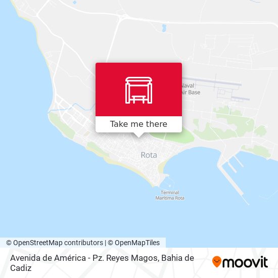 Avenida de América - Pz. Reyes Magos map