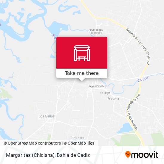 Margaritas (Chiclana) map
