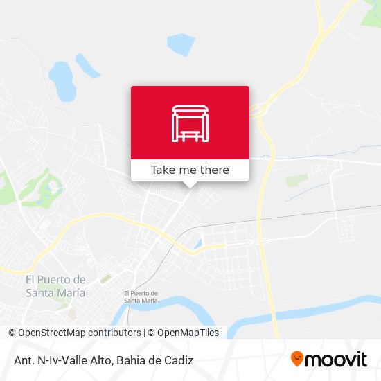 Ant. N-Iv-Valle Alto map